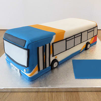 Bus Cartoon - Kids Birthday Cake, Same Day Delivery in Singapore –  TheJellyHearts