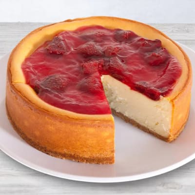 Buy/Send Ny Strawberry Topped Cheesecake Online | IGP