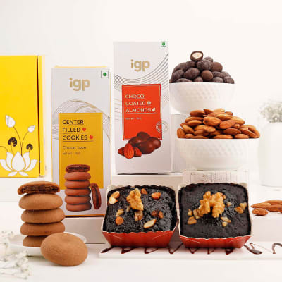 Opulent Nutty-Choco Gourmet Hamper