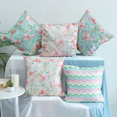 Pastel Hues Floral Cushion Covers: Gift/Send Home and Living Gifts ...