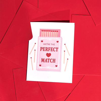 Perfect Match Greeting Card