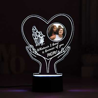 Buy/Send Personalized Because Of You Mom LED Lamp Online | IGP | JVS1205805