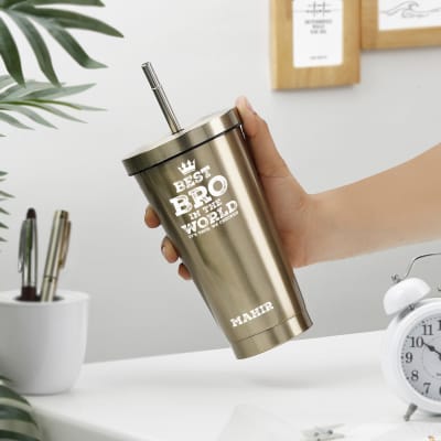 Personalized Best Bro Tumbler