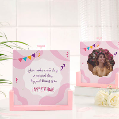 Personalized Birthday Memories Sandwich Frame