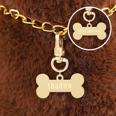 Personalized Dog Bone Pet Charm