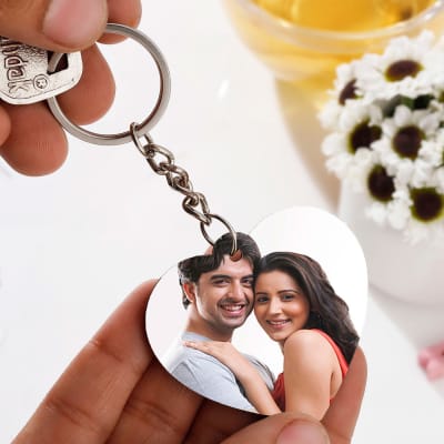 Sublimation Heart Shape Keyring