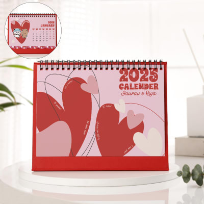 Personalized Love-Theme 2025 Calendar