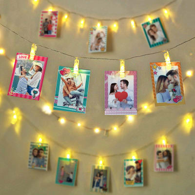 Personalized Love Themed Photo LED Wall Decor