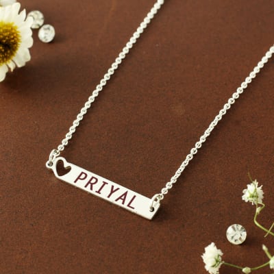 Name Pendant Buy Customized Jewelry Necklace Online India