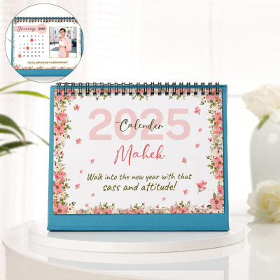 Personalized Sass And Attitude 2025 Calendar For Women