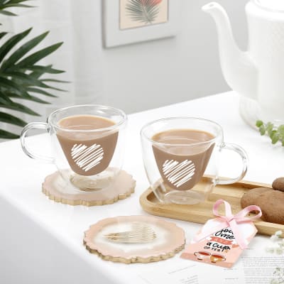 Personalized Sweetheart Sips Mug And Coaster Set