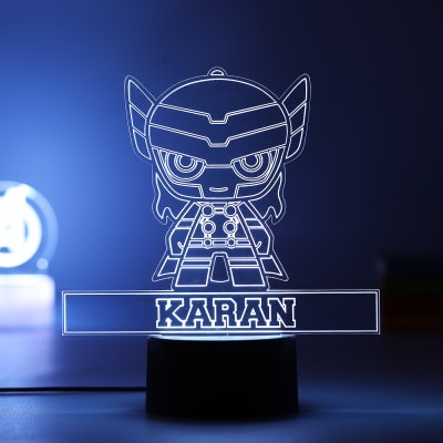 Personalized Thor LED Lamp