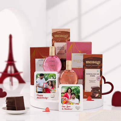 Buy/Send Personalized Timeless Love Anniversary Gift Hamper Online ...