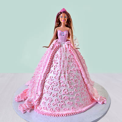 Barbie Cakes | Kids Cake Designs Noida & Gurgaon - Creme Castle