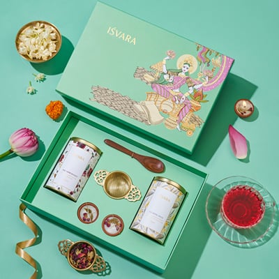 Buy/Send Prosperity And Wellness Goddess Lakshmi Tea Set Online | IGP ...