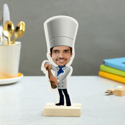 Quirky Personalized Chef Caricature