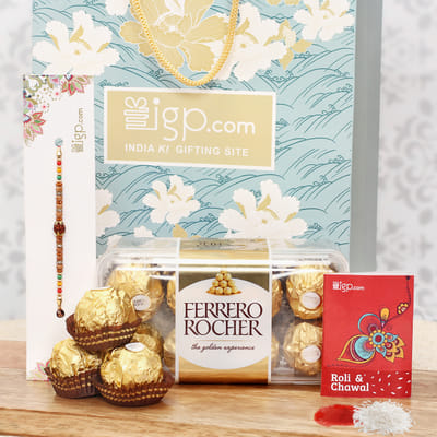 Rakhi Hamper with Ferrero Rocher