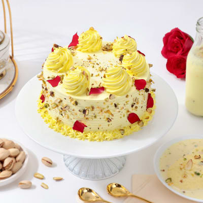 Rasmalai Burst Cake