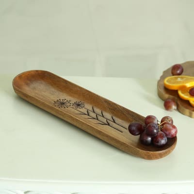 Rectangular Designer Wooden Platter