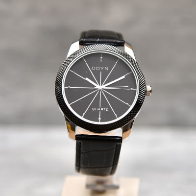 Birthday Gifts For Husband Best Gift Ideas Round Black Dial Odyn Men Watch