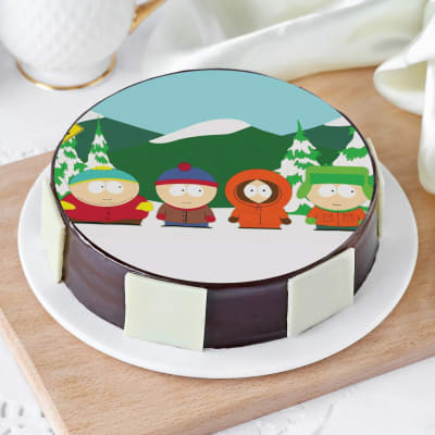Order South Park Cake Half Kg Online at Best Price, Free Delivery|IGP Cakes