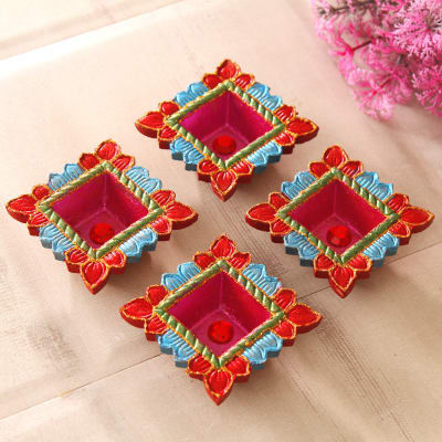 square diya design