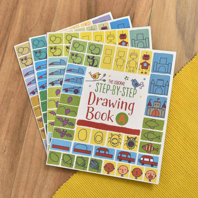 Step By Step Drawing Book Set with Color Pen Kit Gift Send Home and 