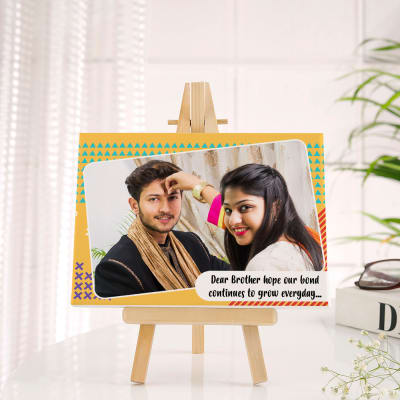 Strong Bond of Brother & Sister Personalized Mini Canvas