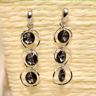 Stylish & Fancy Swarovski Earrings: Gift/Send Jewellery Gifts Online ...