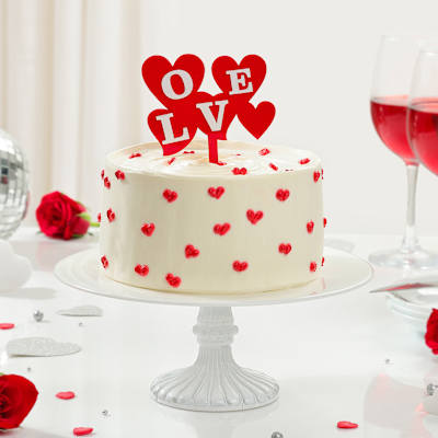 Buy Send Sweet Celebration Valentines Day Cake 600 Gms Online 