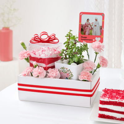 Sweet Memories Personalized Anniversary Hamper