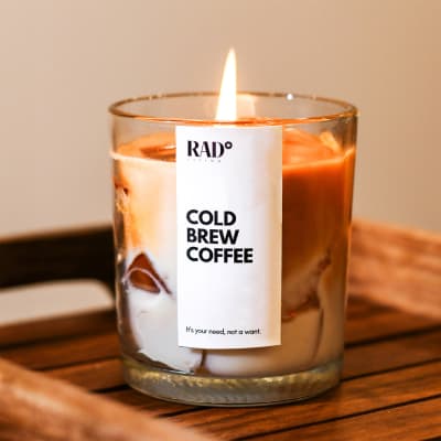 Tempting Cold Brew Coffee Candle - Single Piece