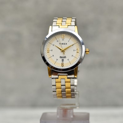 Timex Gold and Silver Finish Men Watch: Gift/Send Fashion and Lifestyle  Gifts Online L11075495 |