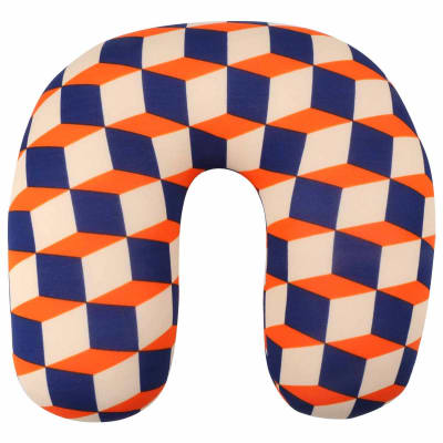 orange travel neck pillow