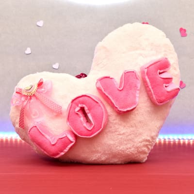 heart shaped soft toy