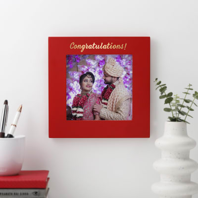 Wedding Bliss Personalized Photo Frame