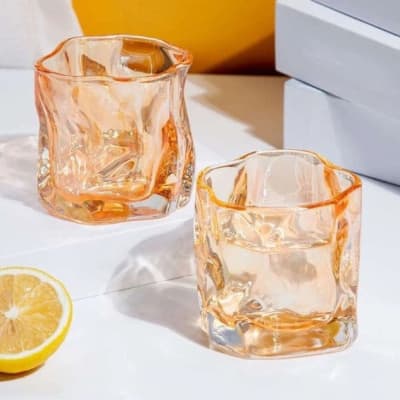 Whiskey Glasses Asymmetric Set Of 6