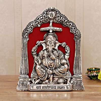 *Beautiful* Indian Hindu God Lord Ganesh Brushed Effect Single Throw 140 x 210cm 