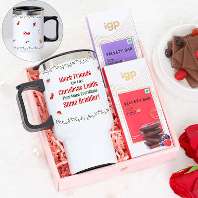 Work Friends Personalized Secret Santa Hamper