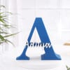 Gift 3D Initial And Name Penstand - Blue