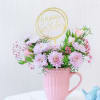 Gift Adorable Birthday Pink Floral Arrangement