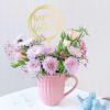 Adorable Birthday Pink Floral Arrangement Online
