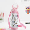 Gift Adorable Dino - Vacuum Bottle - Pink