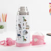 Buy Adorable Dino - Vacuum Bottle - Pink