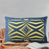 Gift Artful Dreams Velvet Cushion - Personalized -Navy