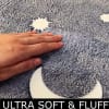 Gift Bath Mat - Glow In The Dark - Stars - Single Piece