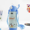 Gift Be Brave Be Strong - Vaccum Bottle - Personalized - Blue