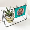 Shop Best Dad Personalized Polaroid With Swing Planter