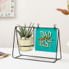 Best Dad Personalized Polaroid With Swing Planter Online