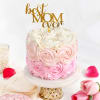 Gift Best Mom Ever Pink Ombre Cake (500 gm)
